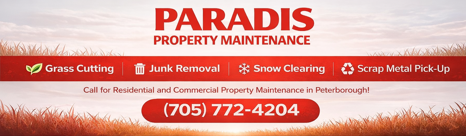 Paradis Property Maintenance banner